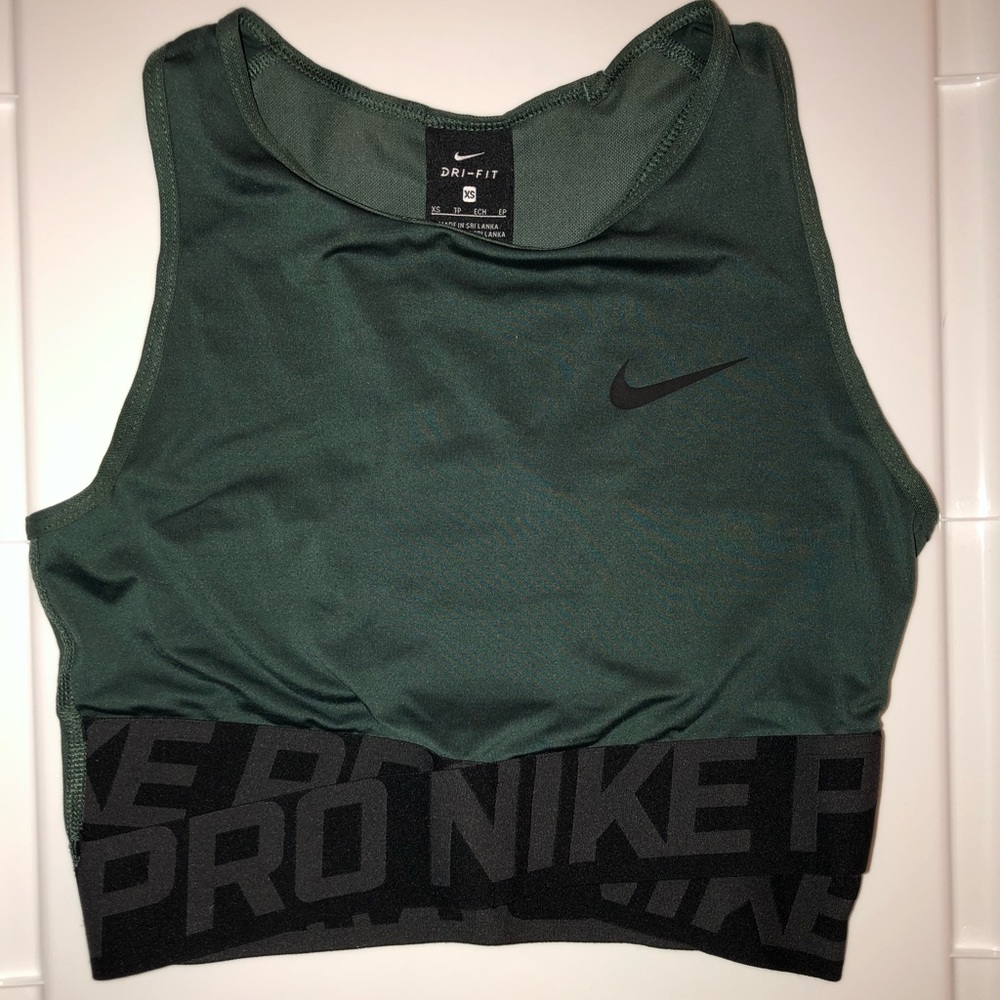 Nike mesh crop top.